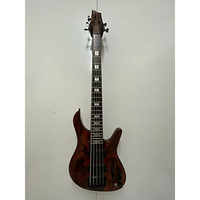 D'mark Used D'MARK OMEGA 5 PIOPPO Trans Brazillian Electric Bass Guitar