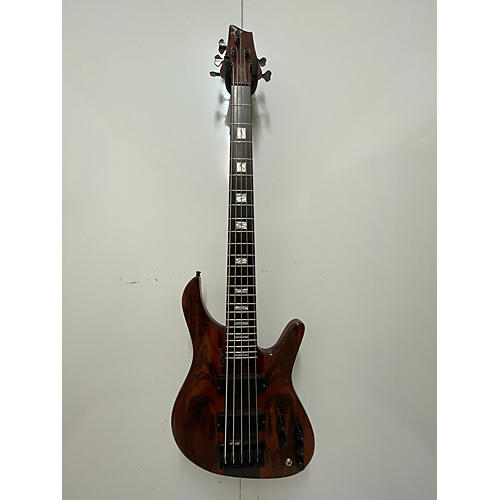 D'mark Used D'MARK OMEGA 5 PIOPPO Trans Brazillian Electric Bass Guitar Trans Brazillian