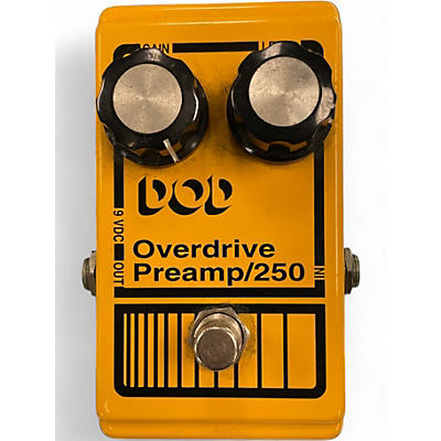 Used DOD Analog Overdrive Preamp 250 Effect Pedal