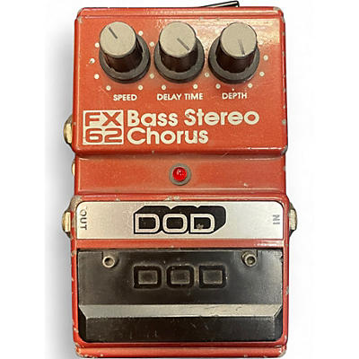 Used DOD BASS STEREO CHORUS FX62 Effect Pedal