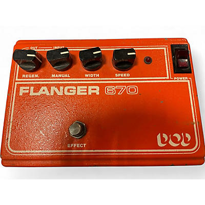 Used DOD FLANGER 670 Effect Pedal