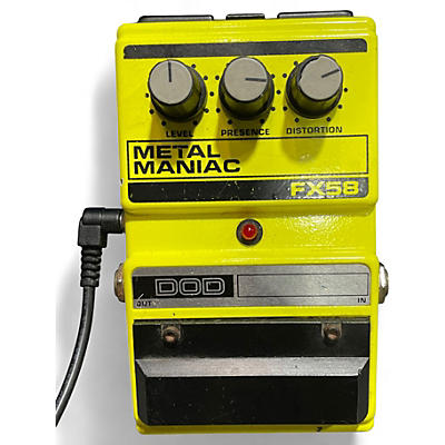 Used DOD FX58 Metal Maniac Effect Pedal