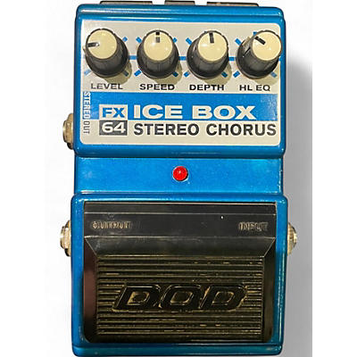 Used DOD FX64 Ice Box Stereo Chorus Effect Pedal