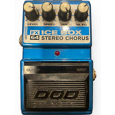 Used DOD FX64 Ice Box Stereo Chorus Effect Pedal