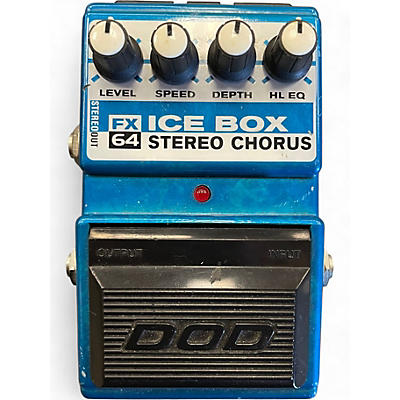 Used DOD FX64 Ice Box Stereo Chorus Effect Pedal