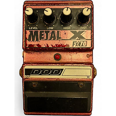 Used DOD FX70 Metal X Effect Pedal