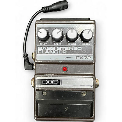 Used DOD FX72 Bass Stereo Flanger Effect Pedal