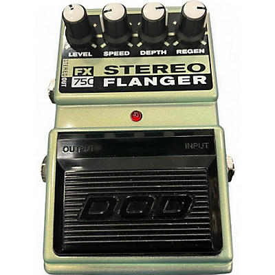 Used DOD FX75 Stereo Flanger Effect Pedal