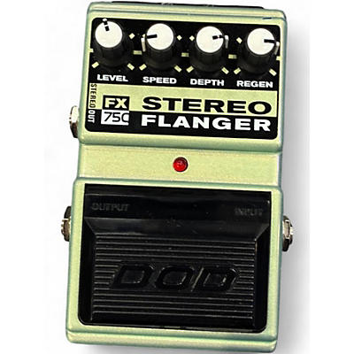 Used DOD FX75C Stereo Flanger Effect Pedal