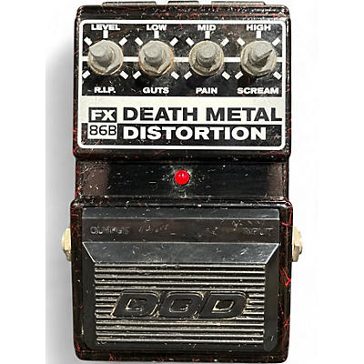 Used DOD FX86B Death Metal Distortion Effect Pedal