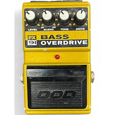 Used DOD FX91 BASS OVERDRIVE Effect Pedal