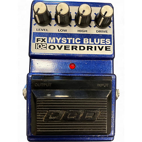 Used DOD Mystic Blues Overdrive FX102 Effect Pedal