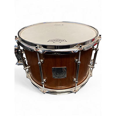 Used DTS Custom Snare Drums 14in 12x8 Walnut over Maple Natural Drum