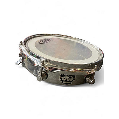 Used DW 10X2 Piccolo Tom with Bracket Chrome Drum