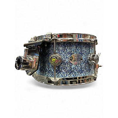 Used DW 10in ALL MAPLE SNARE BARRACUDA BLUE Drum