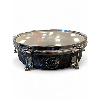Used DW 12in Performance Series LOW PROFILE Snare BLACK MARINE PEARL Drum