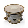 Used DW 13in BALLAD SNARE Pearl White Drum Pearl White 31