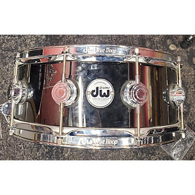 DW Used DW 14X5  Collector's Series Metal Snare Drum NICKEL