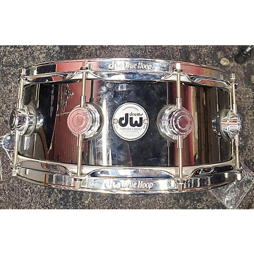 DW Used DW 14X5  Collector's Series Metal Snare Drum NICKEL NICKEL 210