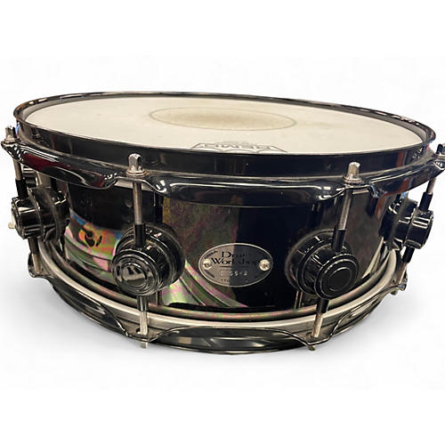 Used DW 14X5 Collector's Series Snare Black Nickel Drum Black Nickel 210