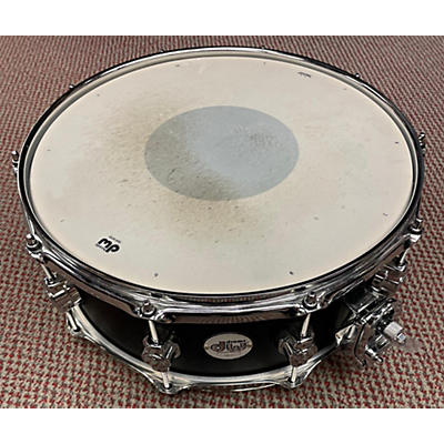 DW Used DW 14X5  Design Series Snare Drum Satin Black