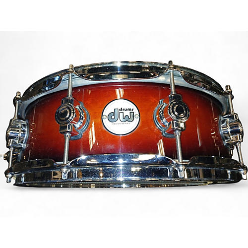 Used DW 14X5 Design Series Snare Tobacco Burst Drum Tobacco Burst 210
