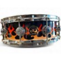 Used DW 14X5 Pre-Collectors Tribal Flame Snare Custom Graphic Drum Custom Graphic 210