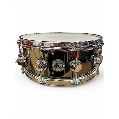 Used DW 14X5.5 Collector's Series Snare BLACK NICKEL OVER BRASS Drum