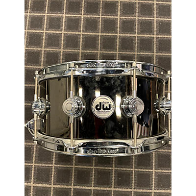 DW Used DW 14X5.5 Collector's Series Snare Drum Black Nickel Over Brass