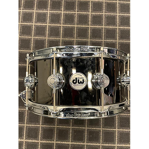 DW Used DW 14X5.5 Collector's Series Snare Drum Black Nickel Over Brass black nickel over brass 211