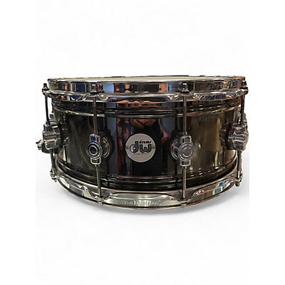 Used DW 14X5.5 Design Series Snare Black Chrome Drum