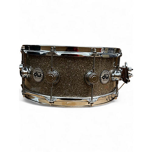 Used DW 14X6 Collector's Series FinishPly Snare BROKEN GLASS Drum BROKEN GLASS 212