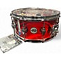 Used DW 14X6 Design Series Acrylic Snare Red Drum Red 212