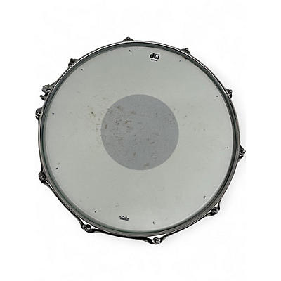 Used DW 14X6 Design Series Acrylic Snare SEA GLASS Drum