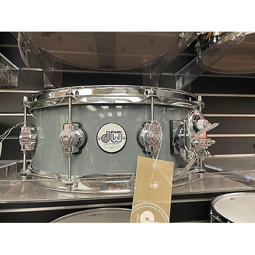 DW Used DW 14X6 Design Series Snare Drum SAGE METALLIC SAGE METALLIC 212