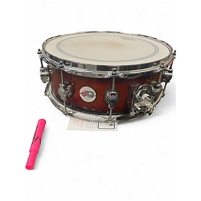 Used DW 14X6 Design Series Snare Tobacco Burst Drum