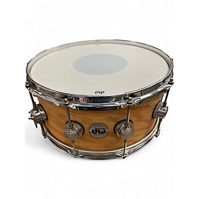 Used DW 14X6.5 COLLECTORS SERIES HVLT OAK SATIN NATURAL Drum