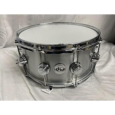 DW Used DW 14X6.5 Collector's Series Aluminum Snare Drum Aluminum