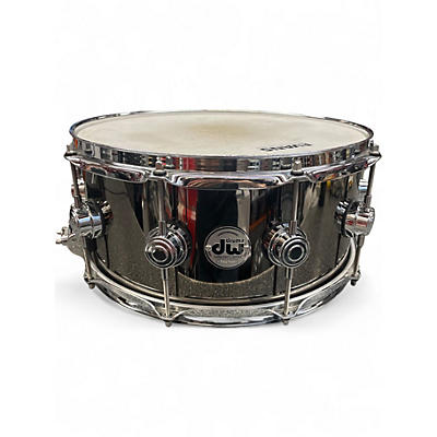 Used DW 14X6.5 Collector's Series Snare Black Nickel over Brass Drum