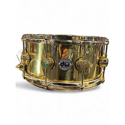 Used DW 14X6.5 Collector's Series Snare Gold Drum