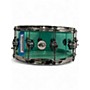 Used DW Used DW 14X6.5 Design Series Acrylic Snare Green Drum Green 213