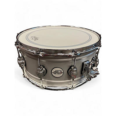 DW Used DW 14X6.5 Design Series Snare Aluminum Drum