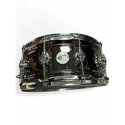 Used DW 14X6.5 Design Series Snare BLACK NICKEL Drum