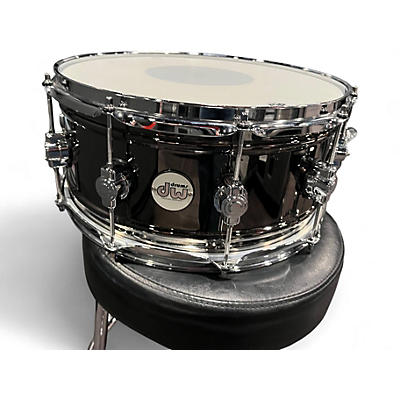 Used DW 14X6.5 Design Series Snare Black Nickel Drum