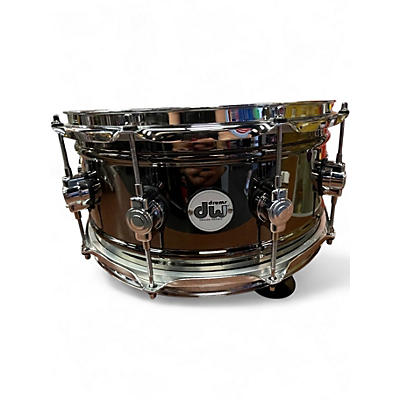 Used DW 14X6.5 Design Series Snare Black Nickel Drum