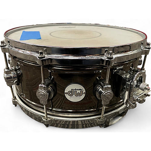 Used DW 14X6.5 Design Series Snare Black Nickel Over Brass Drum Black Nickel Over Brass 213