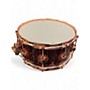Used DW 14X6.5 Neil Peart Time Machine Snare Copper Burst Drum Copper Burst 213
