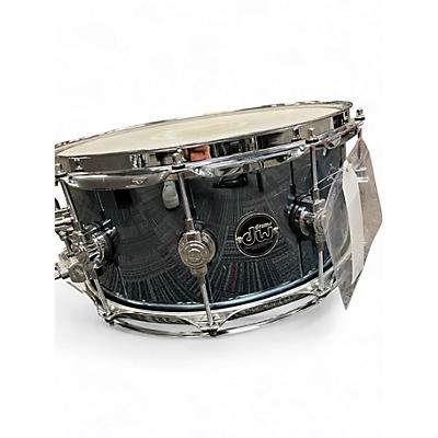 Used DW 14X6.5 Performance Series Birch Snare Metallic Chrome Drum