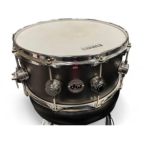 Used DW 14X7 Collector's Series Snare Nickel Over Brass Black Drum Black 214