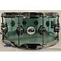 Used DW Used DW 14X7 Design Series Acrylic Snare Drum Teal teal 214